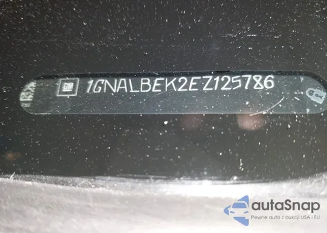 2014 Chevrolet Equinox 1Lt из США, поврежденный, VIN 1GNALBEK2EZ125786